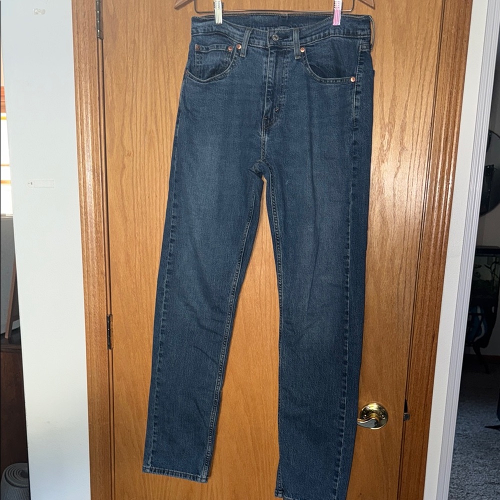 Levi's Dark Blue Straight-Leg Jeans